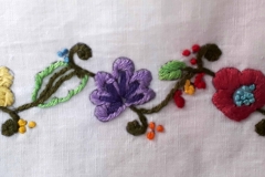 Embroidery by our students